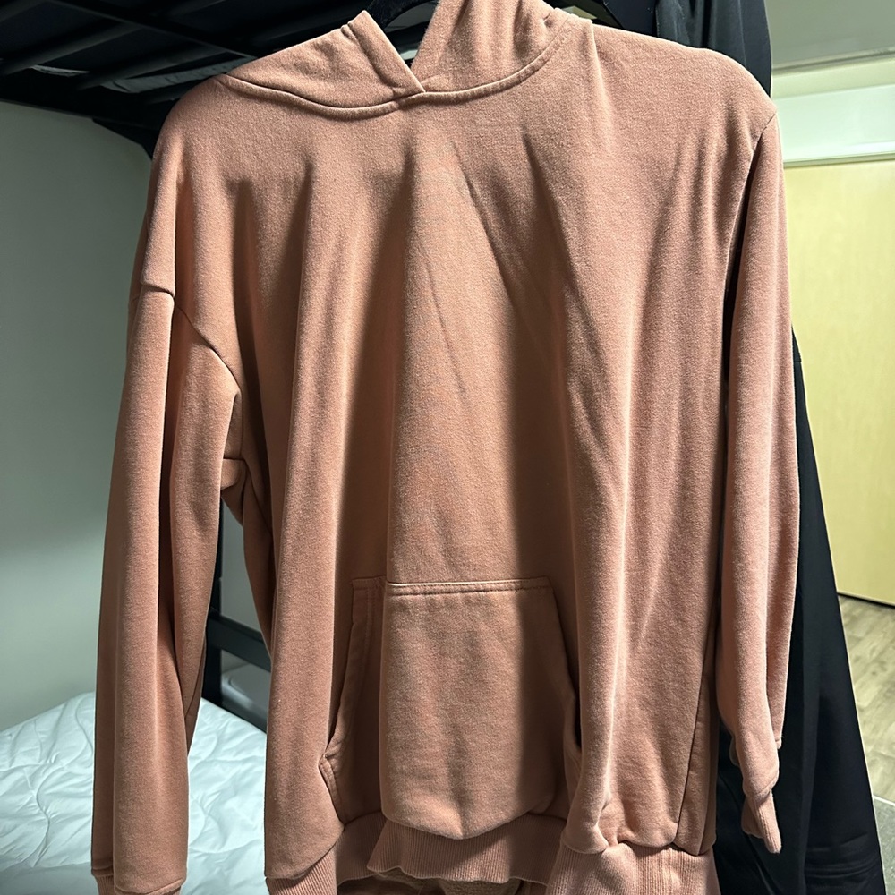 Brown hoodie